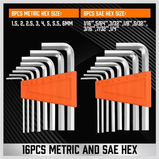 Alt view image 6 of 7 - 124-Piece Magnetic Screwdriver Set with Plastic Racking, Precision Screwdrivers, Magnetizer, Demagnetizer, Allen Keys, Nut Drivers, Ratchet Handles, Sockets & More - DIY Tools for Men, Tools Gift