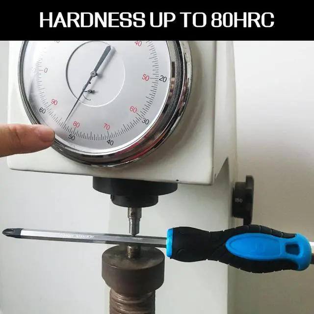 Alt view image 7 of 7 - 12-Piece Magnetic Screwdriver Set, Heavy Duty Screwdriver Set Go-Thru Steel Blades, High Torque 6 Phillips & 6 Flat Head Tips Screwdrivers Set with Case