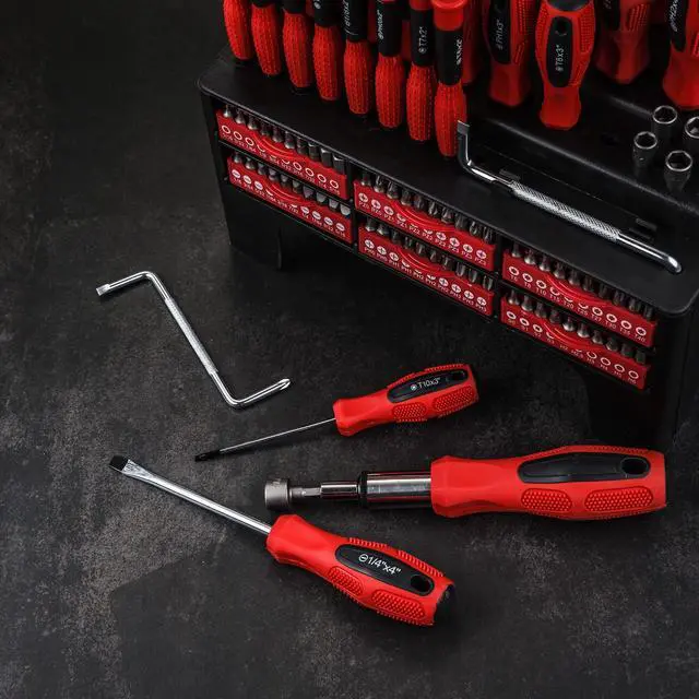 Alt view image 7 of 7 - Magnetic Screwdriver Set with Rack, Includs Precision Screwdriver, Magnetizer Demagnetizer and Magnetic Bowl, DIY Tools for Men