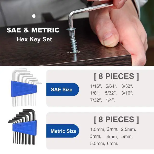 Alt view image 5 of 7 - Magnetic Screwdriver Set, 79-Piece Multi-Purpose Slotted/Phillips Screwdriver Kit with Precision Screwdrivers, Allen Wrench Set and Screwdriver Bits for DIY and Repair Works