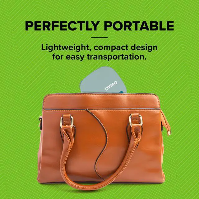 Alt view image 7 of 7 - LetraTag 200B Bluetooth Label Maker, Compact Label Printer, Connects Through Bluetooth Wireless Technology to iOS and Android, Includes 1 White Paper Label Tape, Daydream Blue