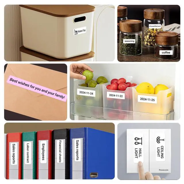 Alt view image 5 of 7 - Label Maker Machine with Tape, Random Color-1 Count, X1 Bluetooth Mini Label Printer, Wireless Small Sticker Maker with Versatile App for School Home Office Organization (Random Color)