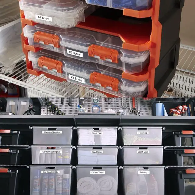 Alt view image 7 of 7 - LP5120M Label Maker Machine with Keyboard & AC Adapter, Waterproof Thermal Transfer Label Printer with Ik+ Icons for Garage, Home, Office Organization