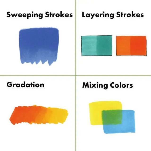 Alt view image 4 of 7 - Zig Cartoonist KURECOLOR Fine&Brush Pastel set, 5 colors with MANGAKA Black, Alcohol-based twin tipped marker pens, for Artist, Professional, Made in Japan