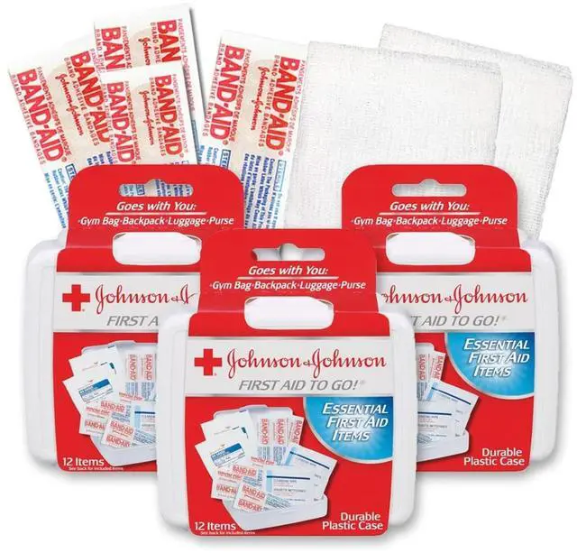 Main image of First First Aid Kit Travel Size (Pack of 3 -- First Aid Kit for Car, Office, Purse)