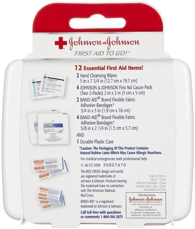 Alt view image 2 of 2 - First First Aid Kit Travel Size (Pack of 3 -- First Aid Kit for Car, Office, Purse)