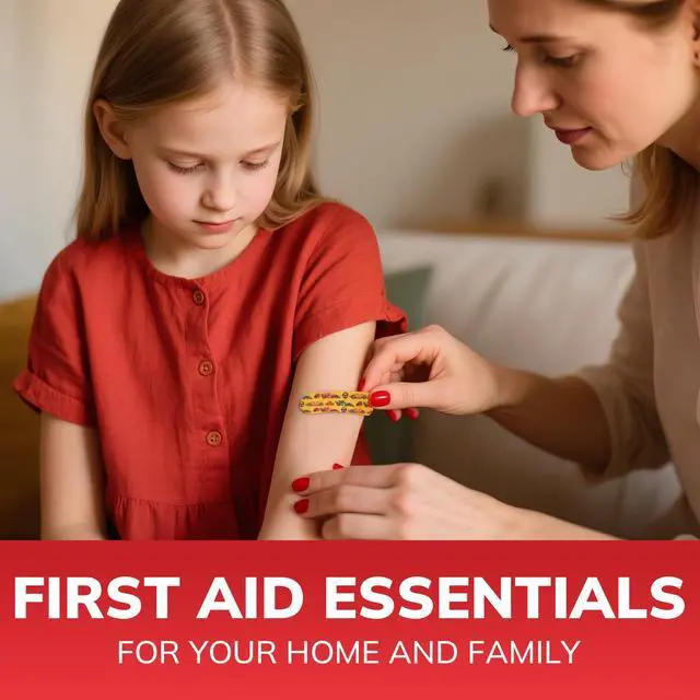 Alt view image 7 of 7 - Gifts for Men Christmas Mini First Aid Kit - 144pcs Emergency Medical Kit with Water-Resistant Hard Case for Home, Travel, & Outdoor - Portable First Aid Supplies for Minor Cuts, Burns, Bites & Stings