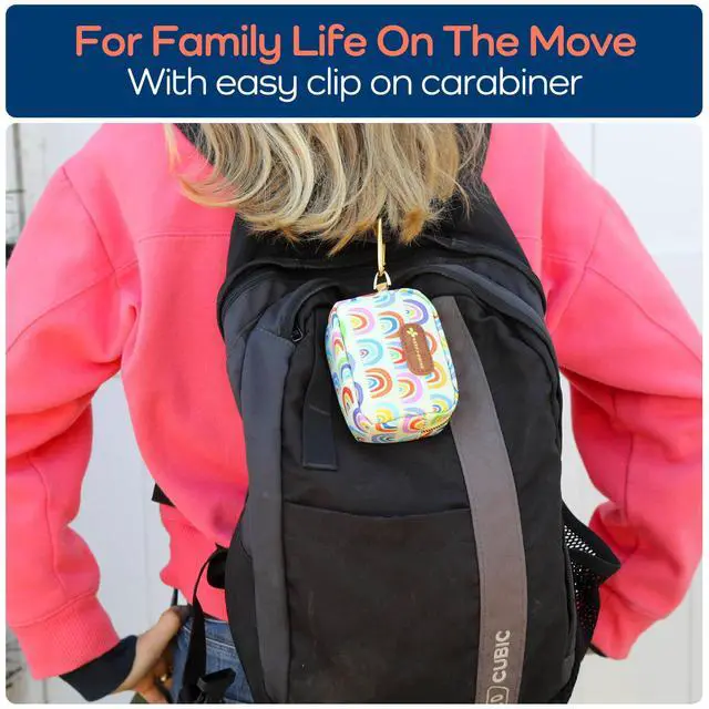 Alt view image 2 of 7 - Small Travel First Aid Kit Kids 60 Pc. Mini First Aid Kit for Purse, Diaper Bag, & Backpack with Latex-Free Bandages 4 Oz., & 4.5 x 3.5 x 2 in, TSA-Approved