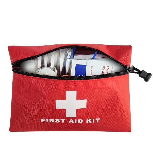 Alt view image 3 of 7 - 12pcs Mini First Aid Kit Empty Pouch Bag with Zippered for Emergency at Home, Office, Car, Outdoors, Boat, Camping, Hiking