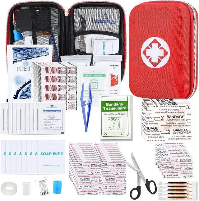 Main image of 276PCS First Aid Kit Home Car Camping Hiking Emergency Supplies Small Compact Lovely Bag for School Outdoor, Basic Outdoor Essentials Survival Kit for Travel