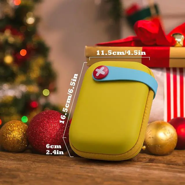 Alt view image 5 of 7 - Mini First Aid Kit, 113 Pc. Water-Resistant Hard Toddler Kids Small Cute Case for Car, Home - TSA-Approved Travel Size