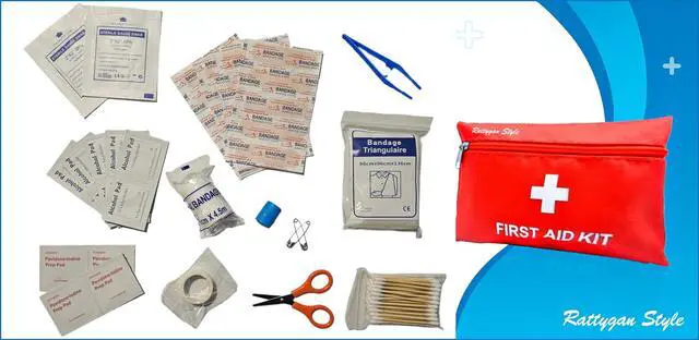 Alt view image 5 of 7 - Travel First Aid Kit 95 Pieces Compact & Lightweight Emergency Medical Kit for Carry On, Backpacking, and Road Trips