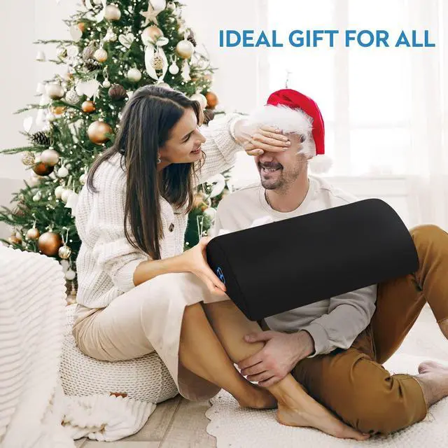 Alt view image 7 of 7 - Foot Rest Ergonomic Pillow for Under Desk at Work, Anti-Fatigue Footrest Support Pillow for Fatigue & Pain Relief, Comfortable for Office Chair, Car Seat & Gaming Chair - Black