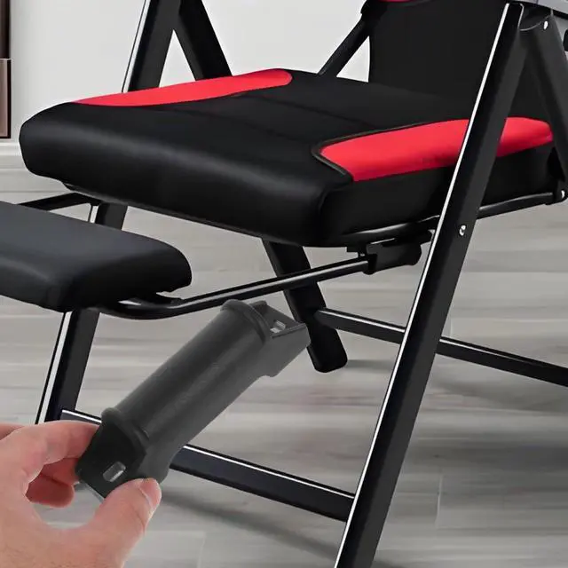 Alt view image 2 of 7 - 4pcs Office Chair Foot Rest Slider Pads Attachment: Gaming Chair Replacement Parts Recliner Armchair footrest Furniture Accessories with Smooth Edges, Easy Installation