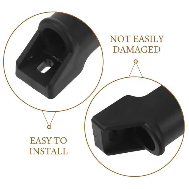 Alt view image 7 of 7 - 4pcs Office Chair Foot Rest Slider Pads Attachment: Gaming Chair Replacement Parts Recliner Armchair footrest Furniture Accessories with Smooth Edges, Easy Installation