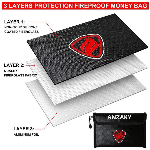 Alt view image 7 of 7 - Photo Picture Frame Diversion Safe with Fireproof & Waterproof Money Bag, Valuable Storage, Home Security, Mini Box with Hidden Compartment to Shield your Money, Cash, 5"x7"
