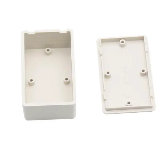 Alt view image 5 of 6 - 5Pcs Project Boxes ABS Plastic Electrical Project Power Case Small Junction Box White 2.4 x 1.42 x 0.98 inch (61 x 36 x 25 mm)