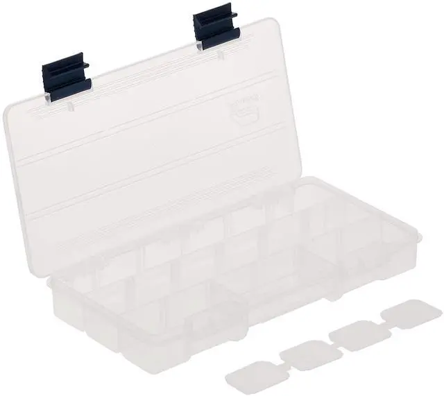 Alt view image 4 of 5 - Tackle Boxes,4 pack of 3500 Prolatch Stowaway Tackle Utility Boxes, Fishing Tackle Storage, blue