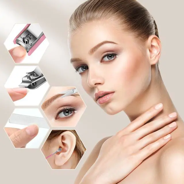 Alt view image 5 of 7 - Christian Gifts Nail Clippers for Women, 6 Pcs Toenail Clippers, Stainless Steel Nail Clippers for Women, Sharpest Thick Toenail & Ingrown Nail Clipper Set (Christian Pink)