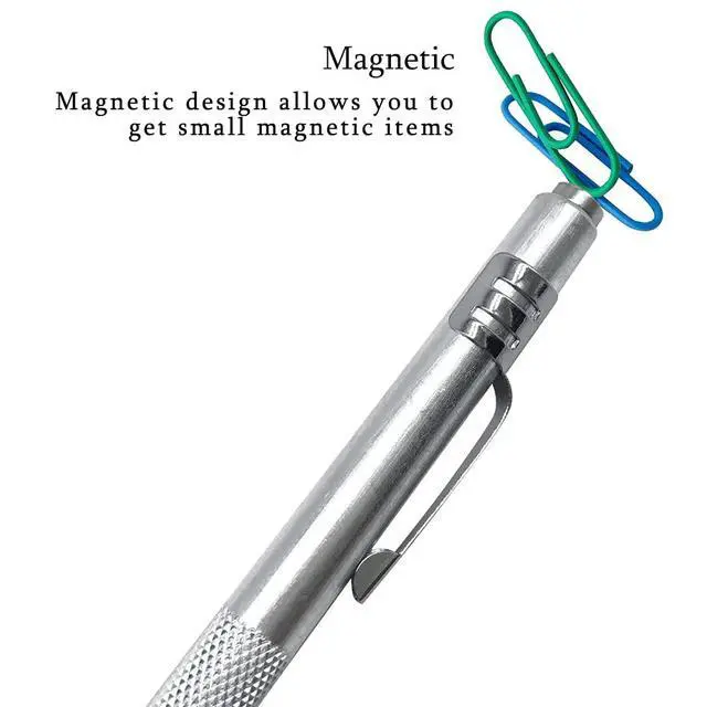 Alt view image 6 of 7 - 2 Pack Tungsten Carbide Scriber with Magnet,with Extra 12 Replacement Marking Tip,Etching Engraving Pen for Glass/Ceramics/Metal Sheet