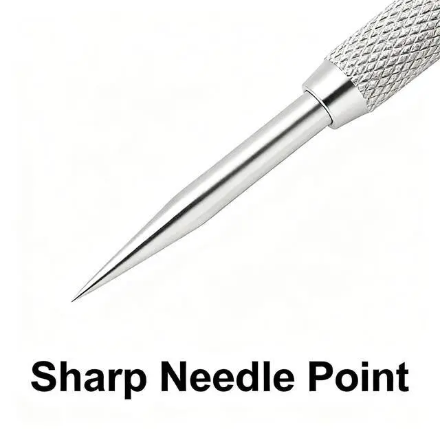 Alt view image 4 of 7 - Pocket Scriber Tool Carbide Steel Metal Engraving Pen with Carbide Tip, 2-7/8in Point Length, 3/8in Handle Diameter, Ideal for Marking on Welding/Glass/Metal in DIY, Crafts & Precision Work