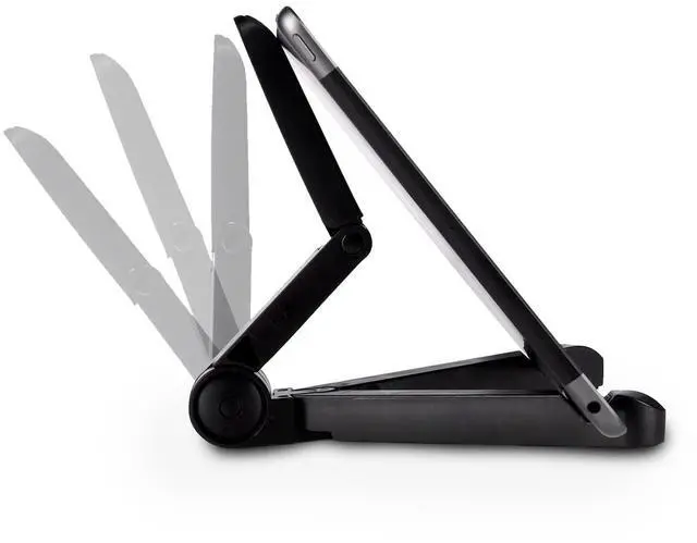 Alt view image 2 of 7 - Tablet Stand for Portable Monitor, Adjustable Tablet Holder Foldable, iPad Accessories for Office Compatible with Kindle, Switch, Surface Pro, iPad Pro/Air/Mini, iPhone Pro/Max/Plus