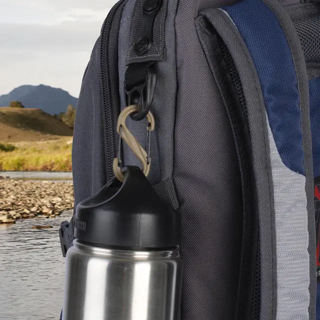 Alt view image 4 of 6 - S-Biner Dual Carabiner Plastic - Durable Dual Carabiner with Wire Gate Closure for Organizing Keys & Keychain Attachments - Size 2, Coyote (10 Pack)