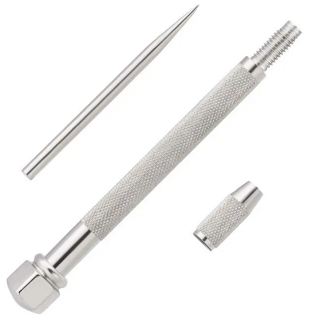 Alt view image 3 of 7 - 70A Pocket Scriber Tool, Metal Scribe for Welding Marking Pen, Carbide Steel Point for Glass/Ceramics/Metal Sheet, Point Length 2-7/8", Handle Diameter 3/8"