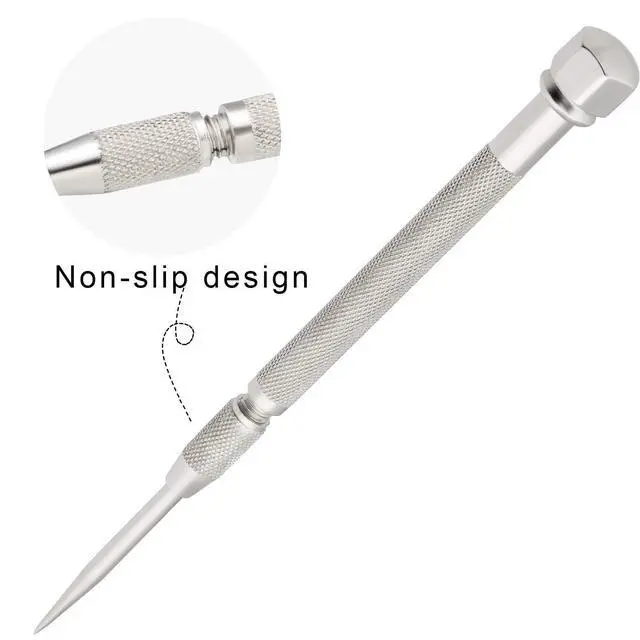 Alt view image 4 of 7 - 70A Pocket Scriber Tool, Metal Scribe for Welding Marking Pen, Carbide Steel Point for Glass/Ceramics/Metal Sheet, Point Length 2-7/8", Handle Diameter 3/8"