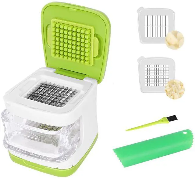 Main image of Updated Garlic Press&Peeler Set- Convenient Dicing and Slicing. Chopper, Masher & Crusher, Mincer and Paste