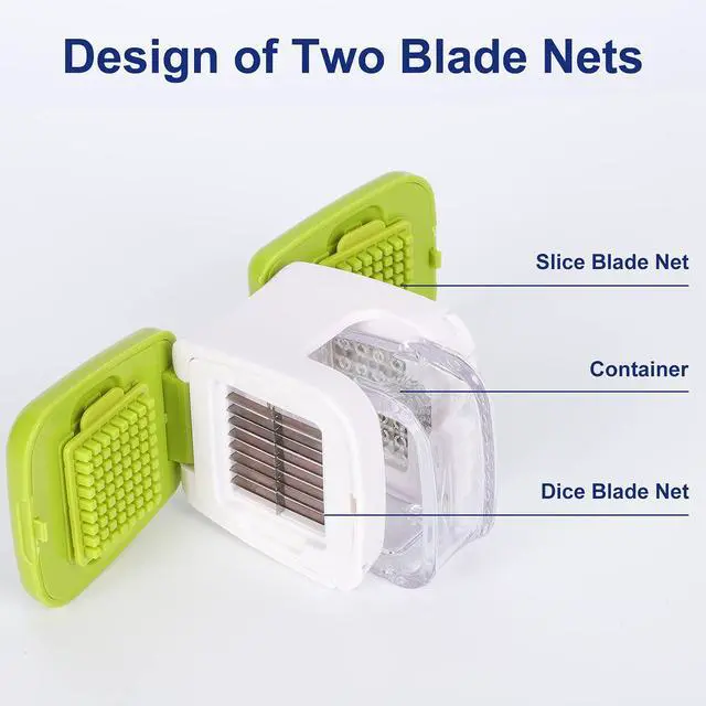 Alt view image 3 of 6 - Updated Garlic Press&Peeler Set- Convenient Dicing and Slicing. Chopper, Masher & Crusher, Mincer and Paste