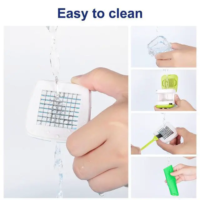 Alt view image 5 of 6 - Updated Garlic Press&Peeler Set- Convenient Dicing and Slicing. Chopper, Masher & Crusher, Mincer and Paste