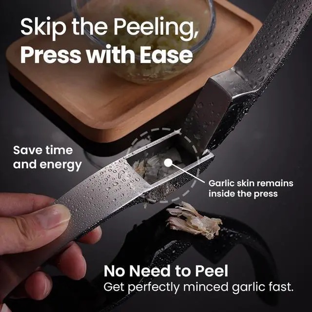 Alt view image 6 of 7 - Lifetime Replacement Garlic Press, No Need to Peel, Fine Mince