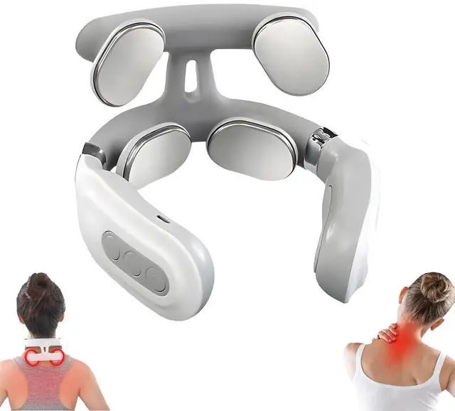 Main image of Vitality Magic Pro 2.0 Neck Massager, 4-Head Magic Pro 2.0 Neck Massage,with 6 Vibration Modes & 15 Intensity Levels,Promote Muscle Relaxation for Women Men Gifts1