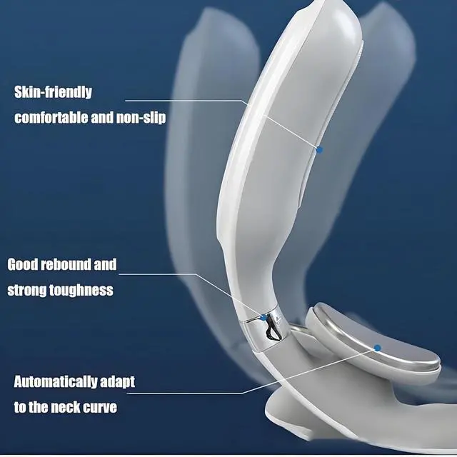 Alt view image 5 of 7 - Vitality Magic Pro 2.0 Neck Massager, 4-Head Magic Pro 2.0 Neck Massage,with 6 Vibration Modes & 15 Intensity Levels,Promote Muscle Relaxation for Women Men Gifts1