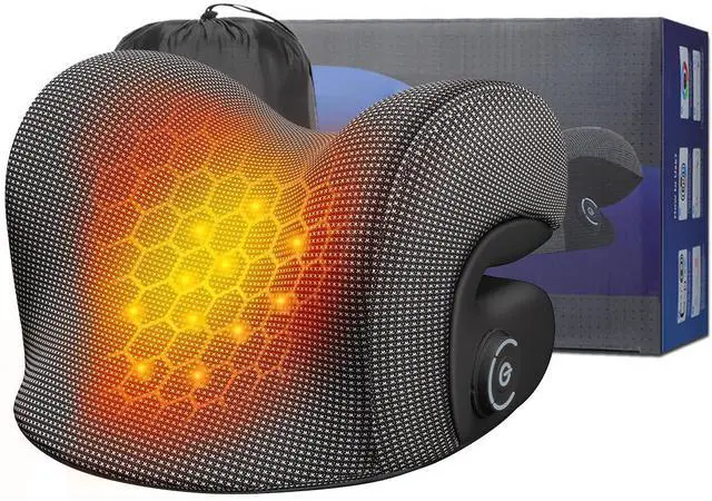 Main image of Wireless Heated Neck Stretcher for Pain Relief, Portable Cordless Neck Shoulder Cervical Traction Device with Graphene Heating Pad No Smell Magnetic Therapy Case Relaxer for TMJ Migraine Spine Alignme