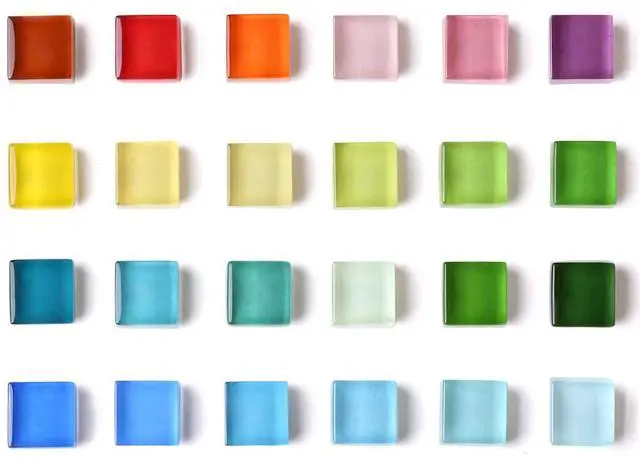 Main image of 24 Color Refrigerator Magnets - Colorful Fridge Magnets with Cute Decorative Designs for Office, Kitchen, Locker, Glass