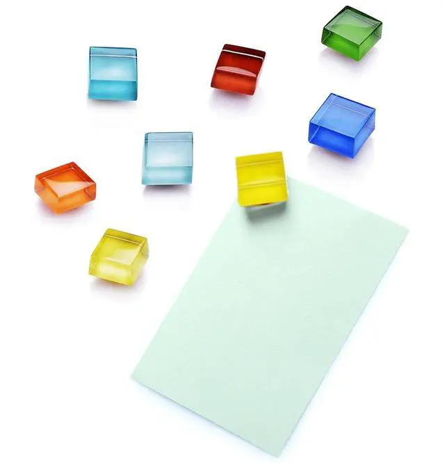 Alt view image 2 of 2 - 24 Color Refrigerator Magnets - Colorful Fridge Magnets with Cute Decorative Designs for Office, Kitchen, Locker, Glass