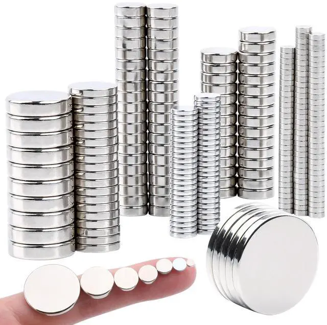 Main image of 255PCS Small Strong Magnet, Neodymium Disc Magnets Heavy Duty,7 Different Sizes,Rare Earth Magnets Round Small Refrigerator Magnet for Crafts Whiteboard Kitchen, Office, Miniatures School