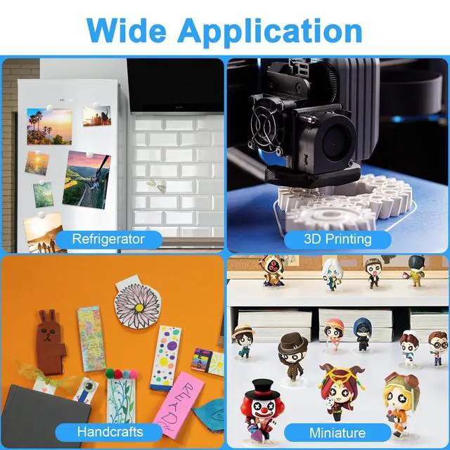 Alt view image 6 of 7 - Magnets, 600 Pack 8 Different Sizes Small Round Magnetic Rare Earth Neodymium Fridge Magnet for Home Kitchen Office School Hobby Handcraft Woodworking Miniature Model Base, Silver