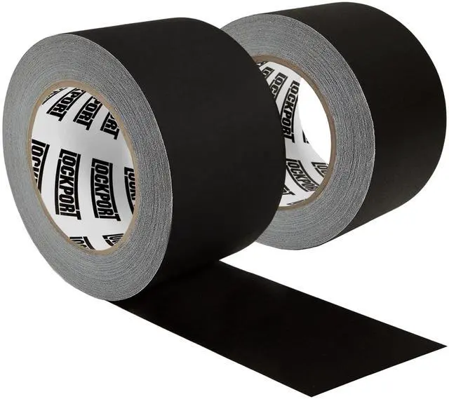 Main image of Black Gaffers Tape 3 inch x 30 Yards - 2 Pack Pro Black Gaff Tape - No Residue, Water Resistant, Non-Reflective, Easy Tear - Multipurpose