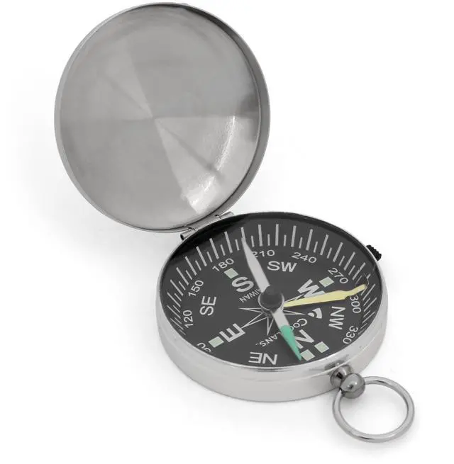Main image of Outdoor Compasses Lightweight, Durable Navigation Tools for Hiking, Camping, Orienteering & Survival with Map, Wrist, Lensatic, LED, and Carabiner Options