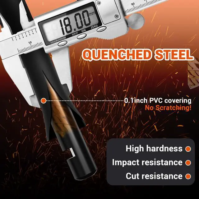 Alt view image 4 of 7 - Bike Lock: Heavy Duty Bike U Lock with 6ft Security Steel Cable - 18mm Shackle Bicycle U-Locks with Keys and Sturdy Mounting Bracket for Road Mountain Bike Bicycle, Size 11.5''x6.25''