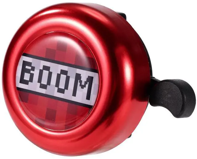 Main image of Pixel Theme Bike Bell for Kids, Aluminum Bicycle Bell with Clear Loud Sound Cycling Accessories for Boys Girls Toddler