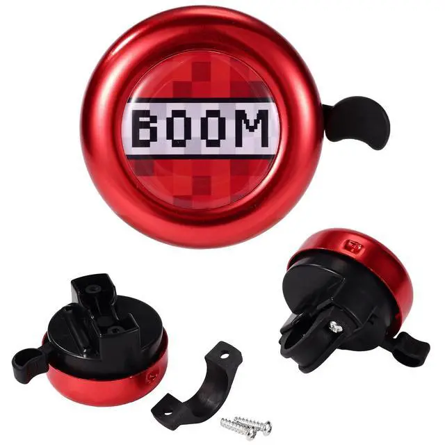 Alt view image 6 of 7 - Pixel Theme Bike Bell for Kids, Aluminum Bicycle Bell with Clear Loud Sound Cycling Accessories for Boys Girls Toddler