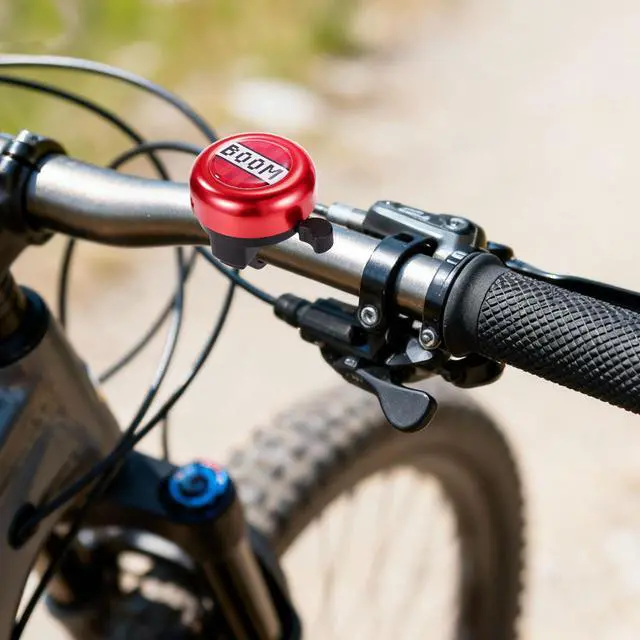 Alt view image 7 of 7 - Pixel Theme Bike Bell for Kids, Aluminum Bicycle Bell with Clear Loud Sound Cycling Accessories for Boys Girls Toddler