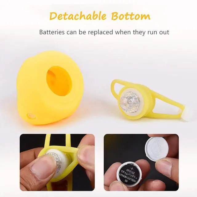 Alt view image 5 of 7 - Duck Bike Bell, Rubber Duck Bicycle Accessories with LED Light, Cute Propeller Handlebar Bicycle Horns for Kids Toddler Children Adults Sport Outdoor