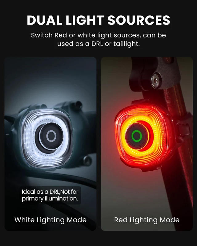 Alt view image 3 of 7 - SEEMEE 150 MAG Magnetic Rear Bike Lights,USB-C Rechargeable FTR LightSync Control Technology, IPX6 Waterproof Safety Rear Bicycle Lights, Best Bike Lights for Night Riding