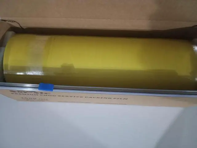 Alt view image 5 of 5 - Plastic Food Wrap Thick Enough for daily use Stronger for Comercial Use Durable With Slide Cutter 12"wide 2000 Feet long Home and Commercial Use Food Service