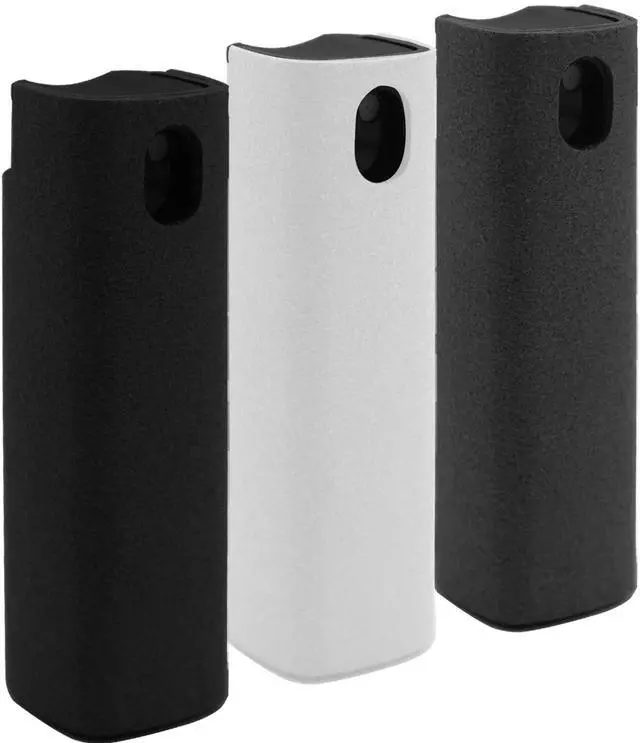 Main image of Car Screen Cleaner Spray and Wipe for Women, Cell Phone Touchscreen Cleaning Wiper Kit Accessories for MacBook Display iPad iPhone Mac Laptop Computer Monitor TV Screens, Black Grey White